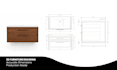 draw 2d furniture plans with full dimensions