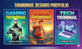 design premium youtube thumbnails using canva