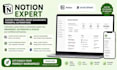 create custom notion template, notion dashboard, smartsheet automation