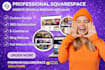 create a stunning squarespace website design or redesign