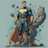 superhero character for comics