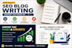 write SEO articles for affiliate websites and niches