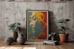 draw custom canvas wall art, poster design high quality