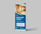 design professional roll up banner, retractable banner, retractable stand