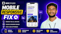 fix wix studio website mobile responsive, fix layout, make mobile friendly
