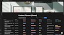 build a custom notion content calendar and social media planner
