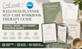 create canva ebook wellness planner selfcare workbook therapy guide