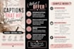 write engaging captions, reels scripts and aesthetic content