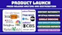 do product launch press release writing and distribution UK pr submit pr