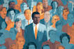 create a political or satirical cartoon