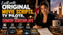 write original movie scripts, TV pilots, and comedy screenplays