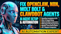 openclaw,setup ai automation, clawdbot, n8n agent with mac mini