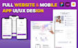 website uiux design, landing page ui, website mockups, saas landing page ui
