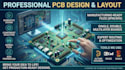 design arduino esp32 pcb layout and gerber files, kicad altium