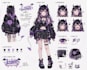 design and rig a professional live2d vtuber model for your debut
