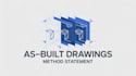 create as built drawings from sketches and write construction method statement