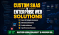 engineer a custom saas and enterprise web application