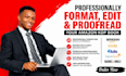 professionally format edit proofread books for amazon KDP barnes and noble