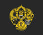 create custom hyena, badass reptiles and snake logo