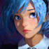 create a cute anime  portrait for you