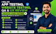 do app testing, website testing, qa ux review android user testing