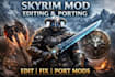 create, edit skyrim mods, armor mods, weapon, asset ports, fallout 4 game mods