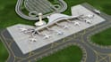 design modern 3d airport terminal master plan and aviation architecture