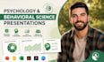 do behavioral science PPT design, psychology research slides, presentation deck