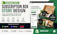 design a high converting subscription box shopify store membership website