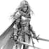 draw character art and fantasy character sketch