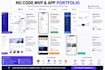 build no code mvp app via glide adalo flutterflow bubble airtable softr saas