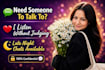 offer warm friendly judgment free sessions to chat