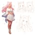 draw anime character sheet