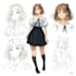 create anime reference sheet