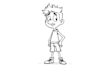 sketch your cartoon character