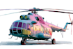draw helicopter , airplane , aircraft , into a vector