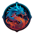 draw medieval, fantasy, rpg gaming logo