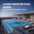 design elevated rooftop pools with sleek modern luxury layouts