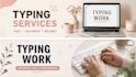 do data entry copy paste and typing work