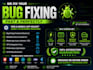 fix bugs in your website or mobile app quickly and professionally