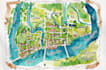 create custom map in watercolor style