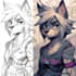 design unique furry oc illustrations in high quality