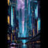 do cyberpunk city design for you