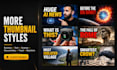 design high CTR youtube thumbnails that make viewers click