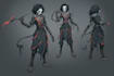 design creepy fantasy horror characters for you