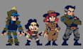 pixel art animation 2d sprite sheet pixel art character and pixel animation