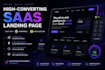 design high converting saas landing page with wordpress bricks builder