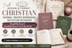design christian journal, prayer workbook, reflection journal formatting