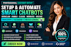 setup openclaw pabbly claude workato wechat chatbot in awhatsapp telegram twitch