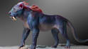 sculpt 3d animal model, creature model, 3d monster with rigging and animation